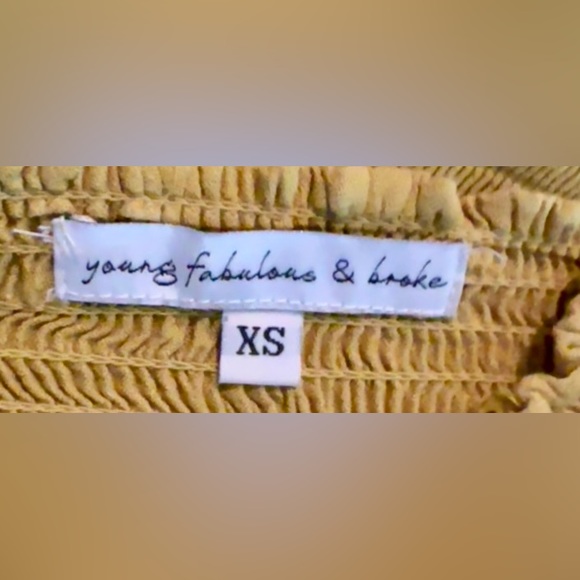 Revolve | Young Fabulous & Broke Frida Smocked Bodice On/Off Shoulder Maxi Dress - Picture 4 of 8